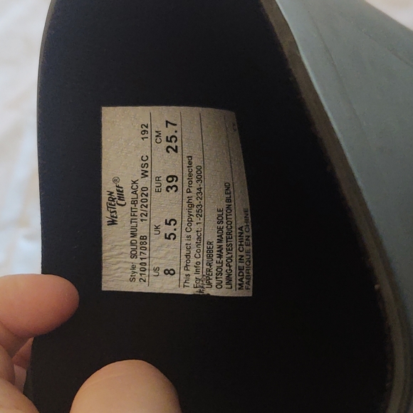 Women's rain boots large calf - Picture 3 of 4